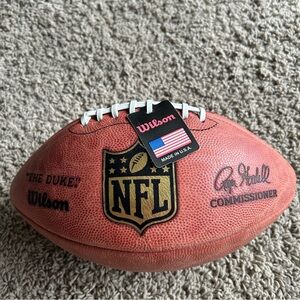 Brand New NFL Authentic Leather Wilson"The Duke" Game Football~Unknown Signature